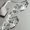 Appendiabiti da parete in plexiglass Casper Two