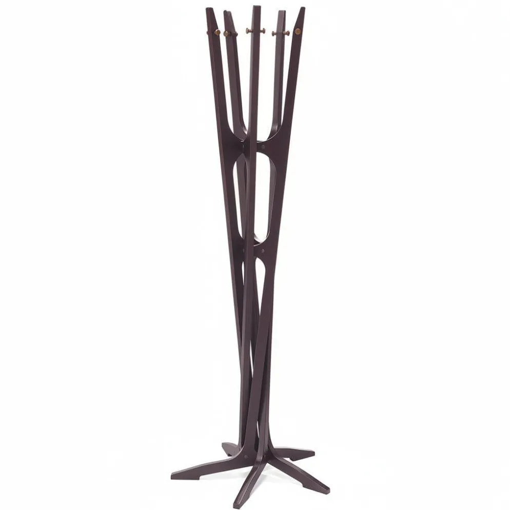 Appendiabiti da terra in legno Ebony