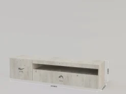 Base porta TV Bandol 150 Cement