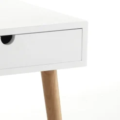 Comodino tavolino Trilly in legno massello e MDF