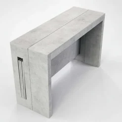 Consolle allungabile Helge con allunghe integrate