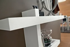 Consolle da ingresso Bernard a parete in legno