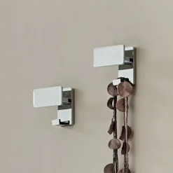 Coppia attaccapanni design in metallo Grace