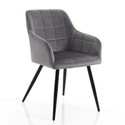 Coppia sedie imbottite Ferrand Grey