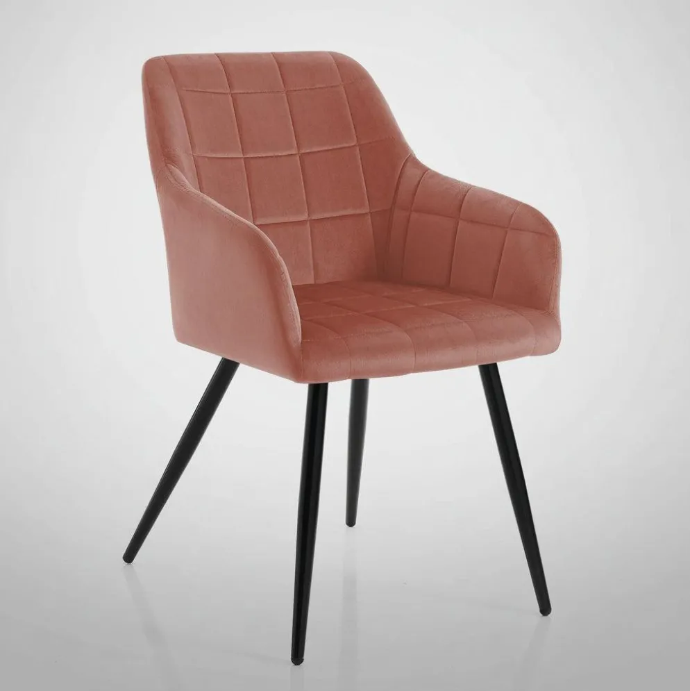 Coppia sedie imbottite Ferrand Pink