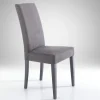 Coppia sedie imbottite Vona Grey
