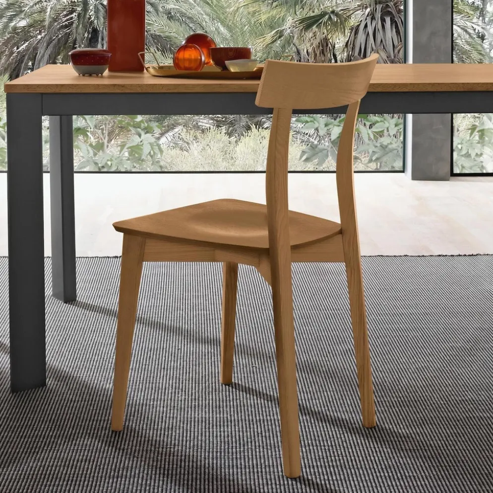 Coppia sedie in legno massello Sylven