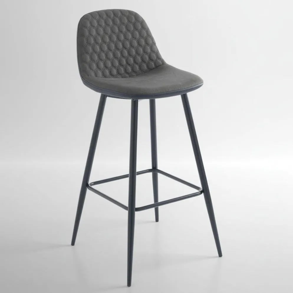 Coppia sgabelli alti Lazing Grey