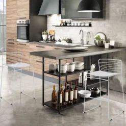 Coppia sgabelli cucina Cooper White