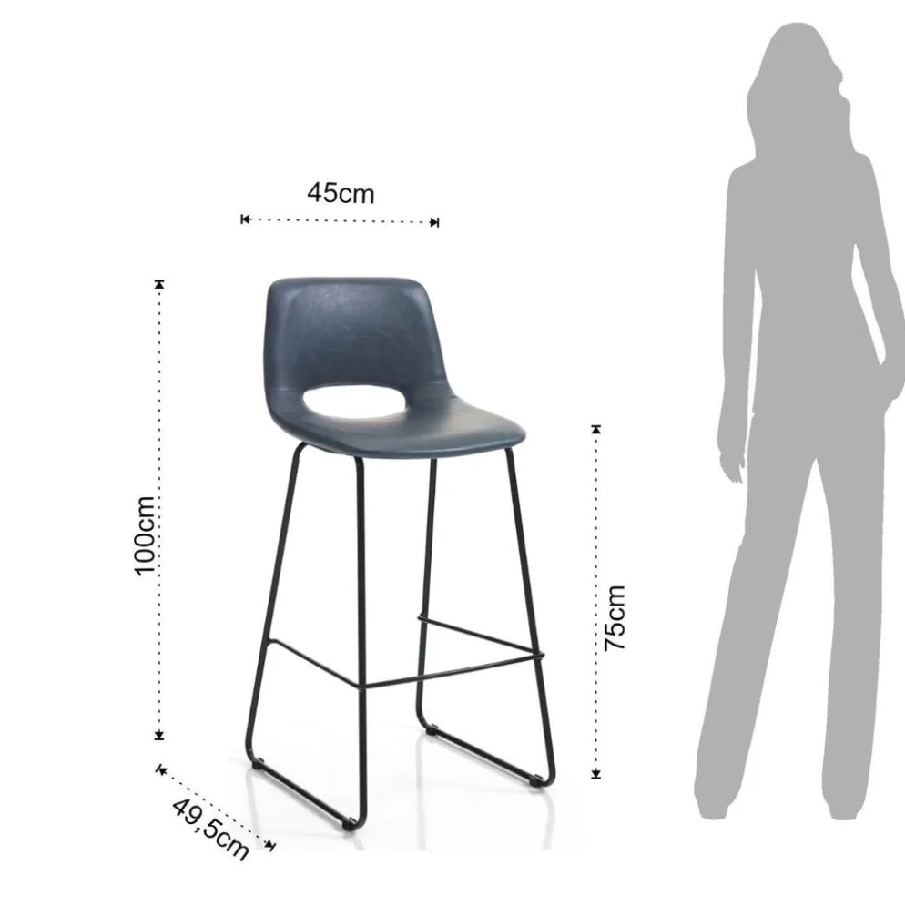 Coppia sgabelli design Samuel Grey