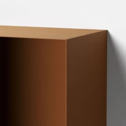 Cubo da parete in acciaio Naoki