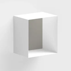 Cubo da parete in acciaio Naoki
