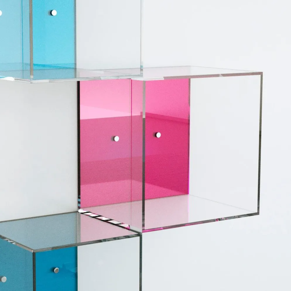 Cubo da parete in plexiglass Gimmi