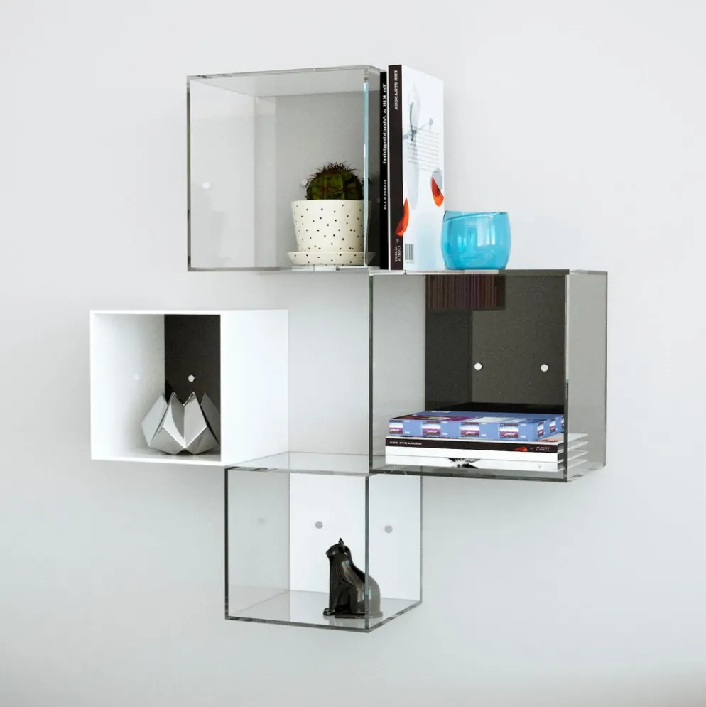 Cubo da parete in plexiglass Gimmi