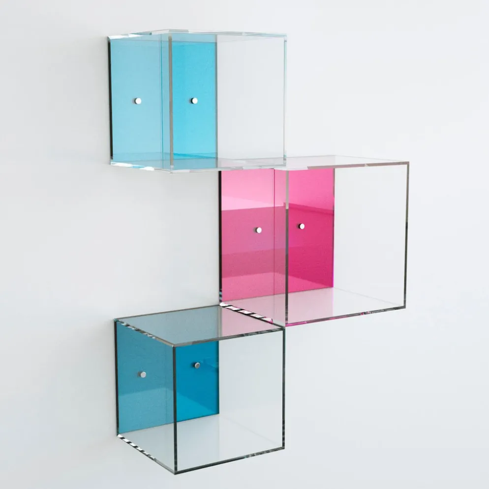 Cubo da parete in plexiglass Gimmi