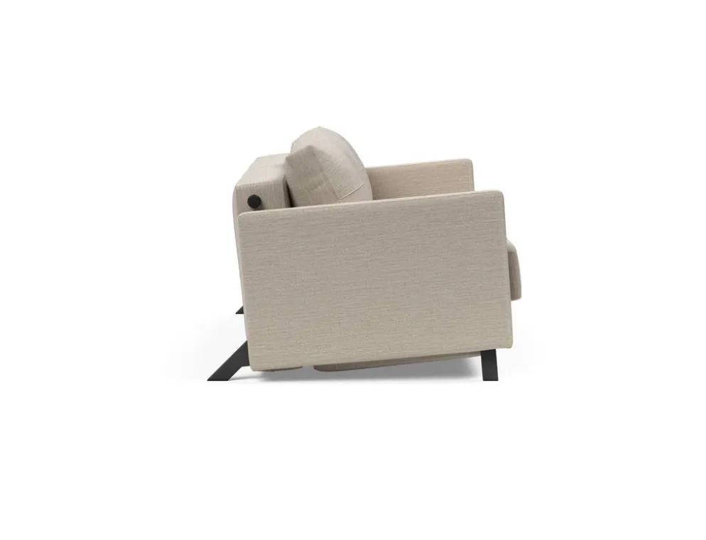 Divano letto estraibile Cubed Arm 140 con braccioli