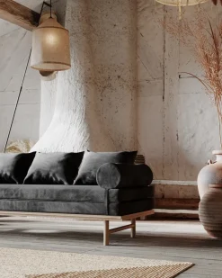 Divano letto in legno Mikkeli