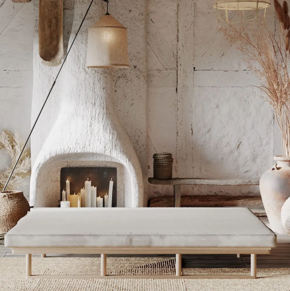 Divano letto in legno Mikkeli
