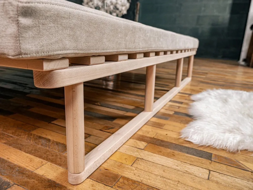 Divano letto in legno Mikkeli