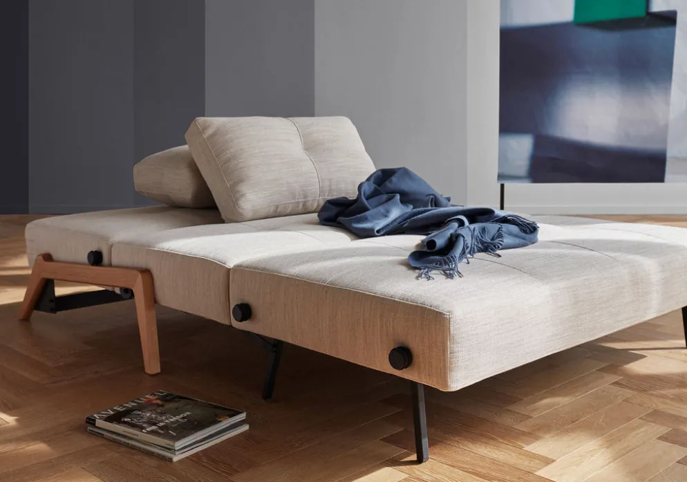 Divano letto matrimoniale convertibile Cubed 160