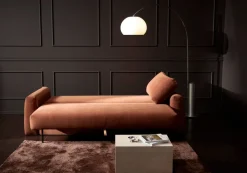 Divano letto matrimoniale con braccioli Cone