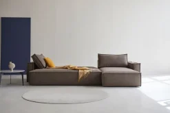 Divano letto matrimoniale con penisola Newilla Lounger