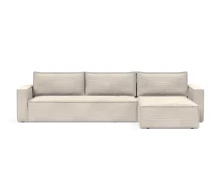 Divano letto matrimoniale con penisola Newilla Lounger