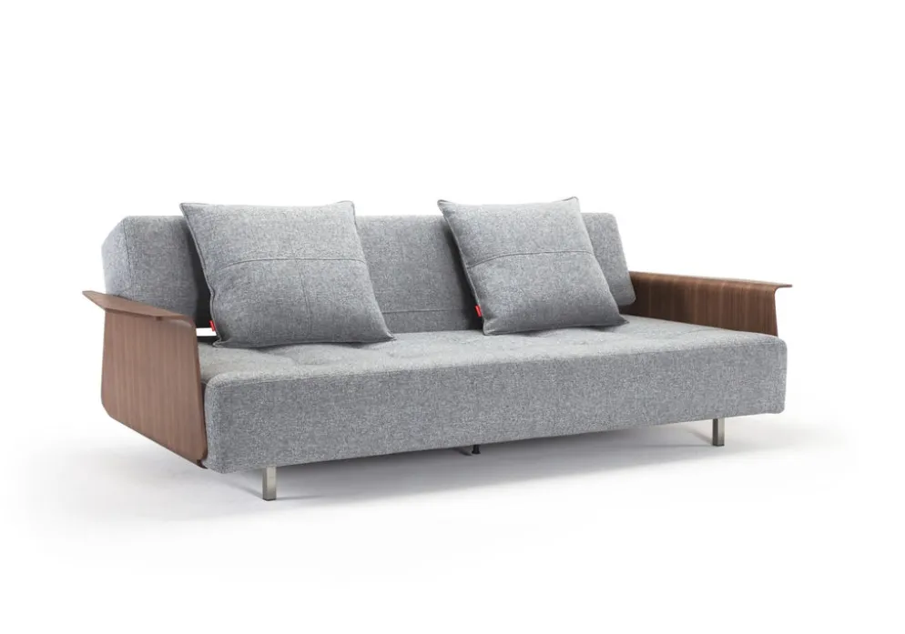 Divano letto matrimoniale con braccioli Longhorn