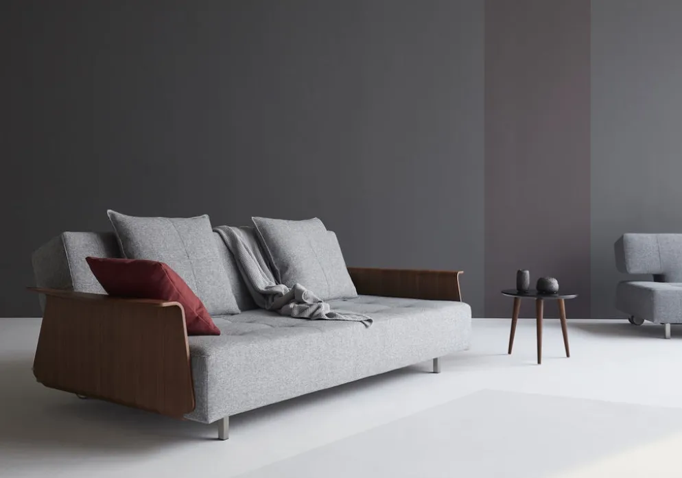 Divano letto matrimoniale con braccioli Longhorn