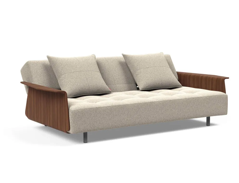 Divano letto matrimoniale con braccioli Longhorn