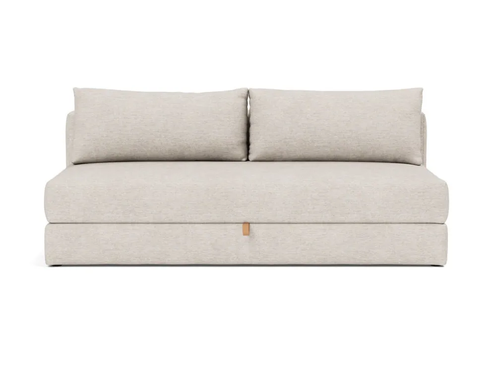 Divano letto matrimoniale con contenitore Osvald