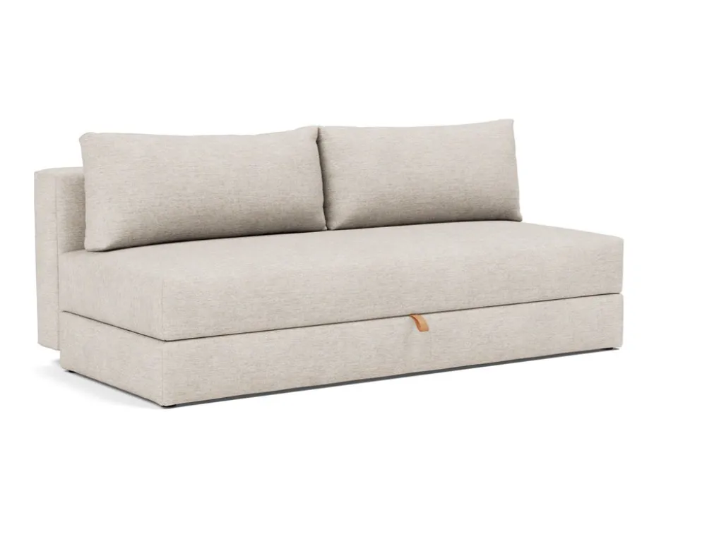 Divano letto matrimoniale con contenitore Osvald
