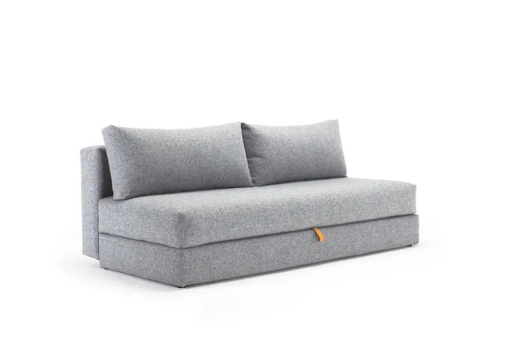 Divano letto matrimoniale con contenitore Osvald