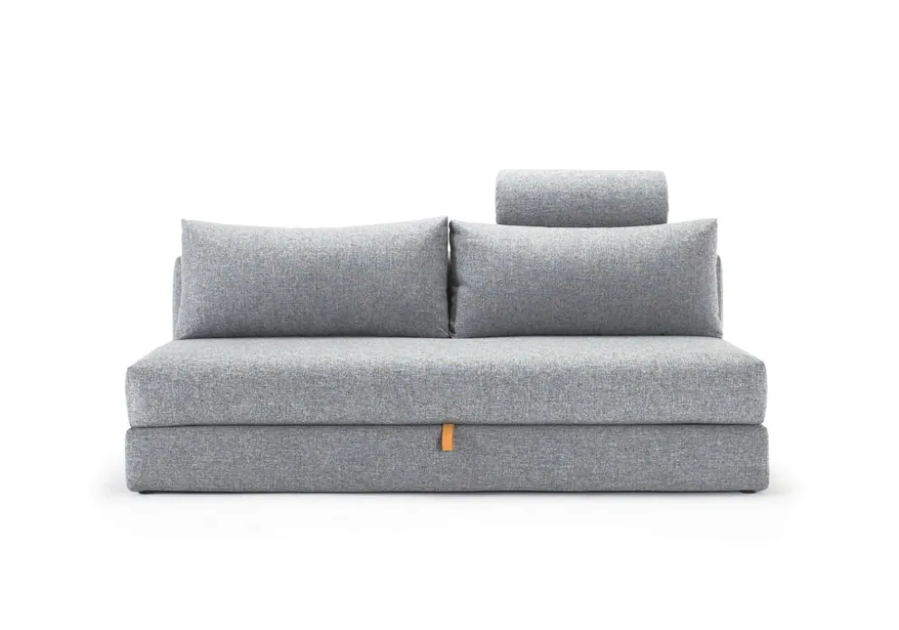 Divano letto matrimoniale con contenitore Osvald