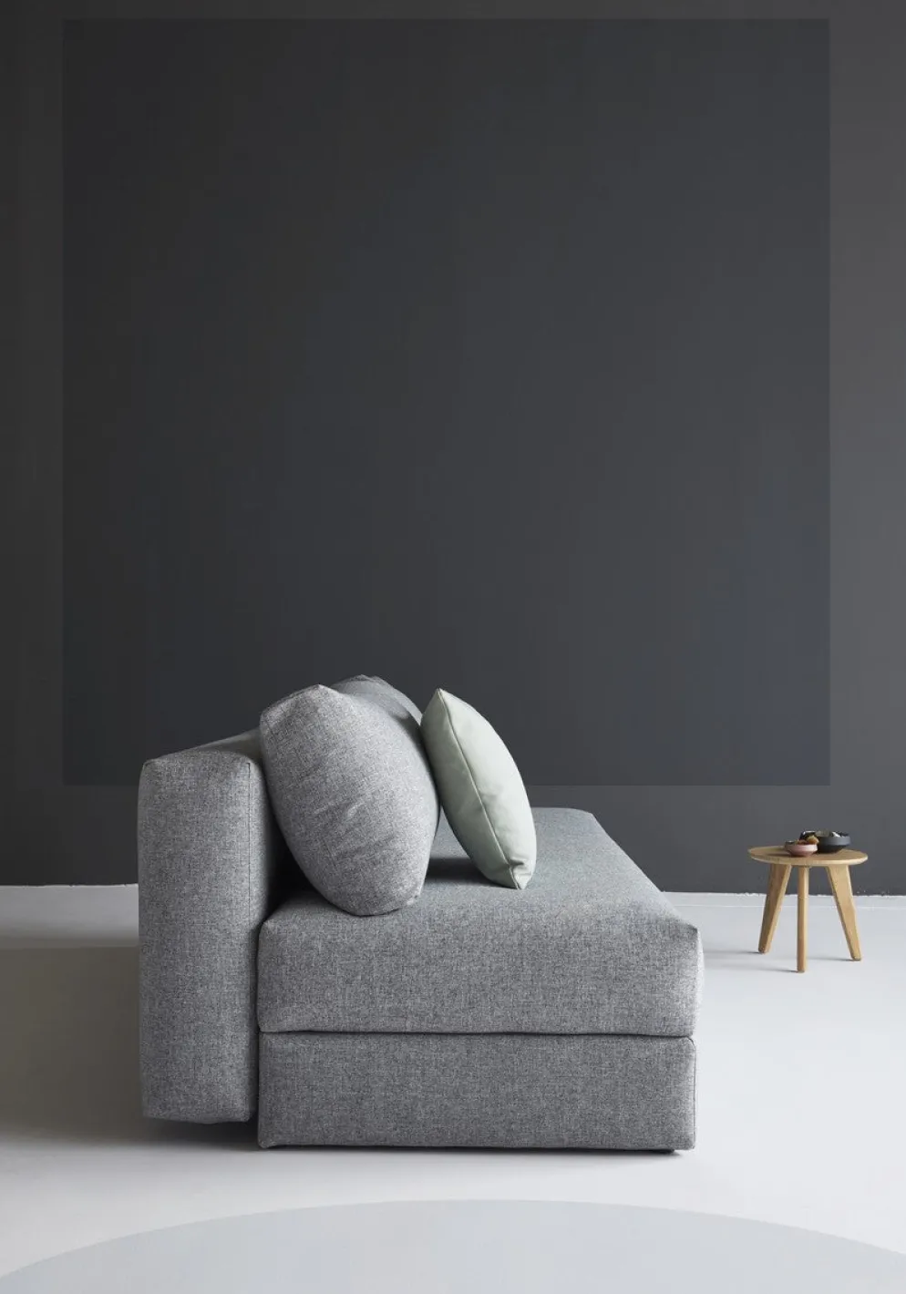 Divano letto matrimoniale con contenitore Osvald