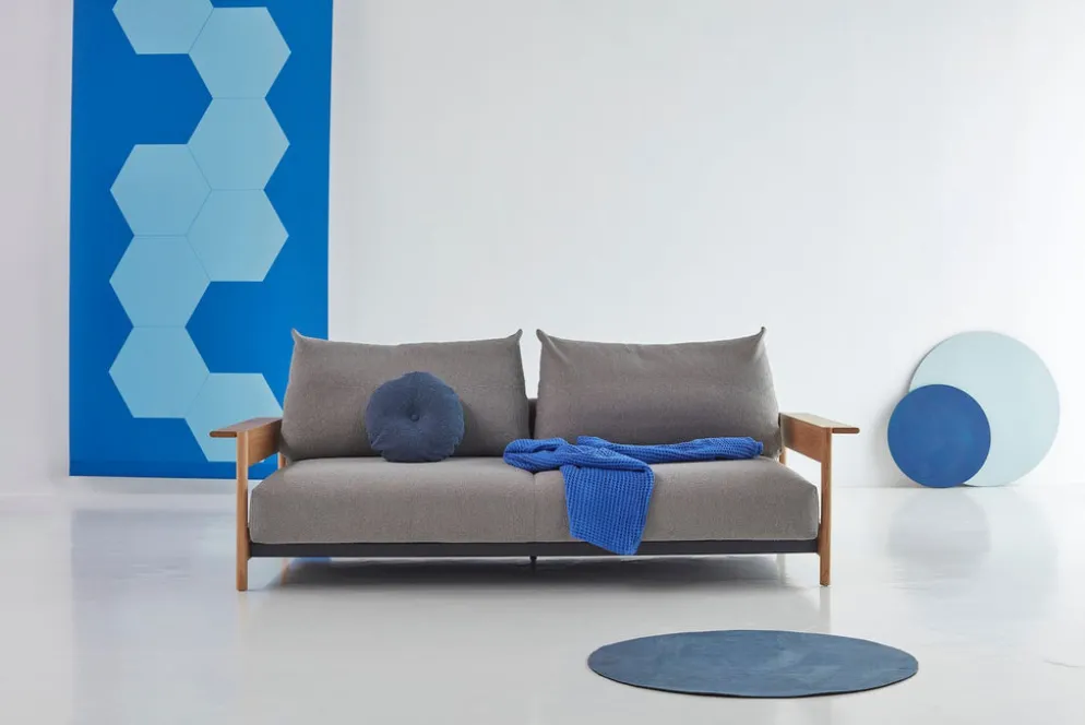 Divano letto matrimoniale Malloy Wood