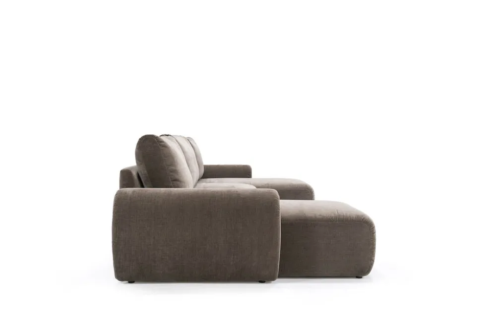 Divano letto matrimoniale Norum Curve U