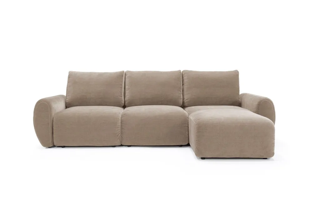 Divano letto matrimoniale Norum Curve Chaise