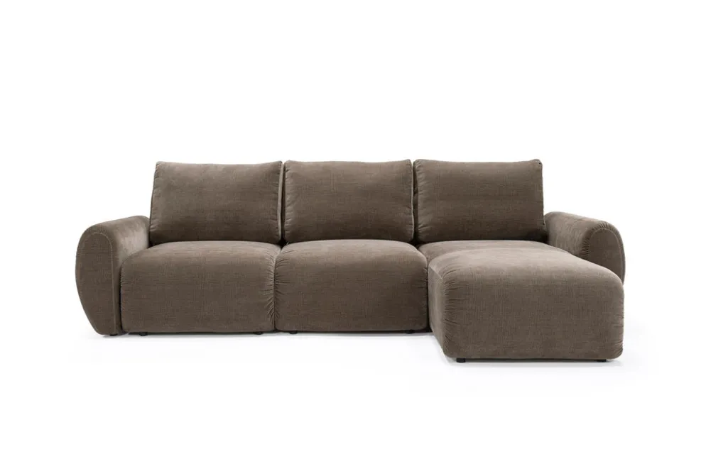 Divano letto matrimoniale Norum Curve Chaise