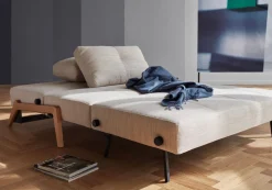Divano letto matrimoniale trasformabile 140 cm Cubed