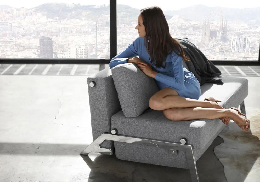 Divano letto matrimoniale trasformabile 140 cm Cubed