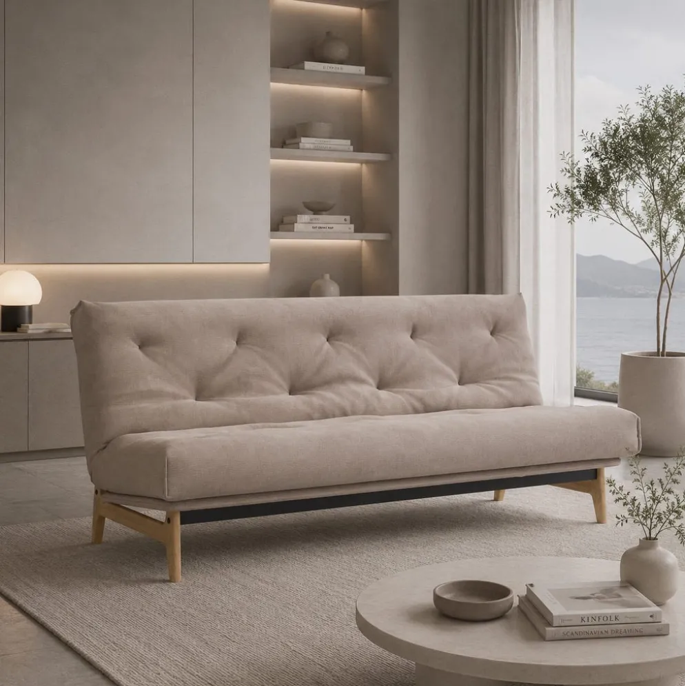 Divano letto per uso quotidiano Aslak 120