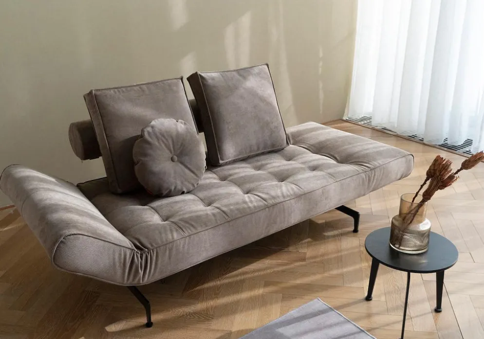 Divano letto singolo Ghia con materasso a molle
