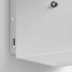 Lampada da parete con mensola Linkin White