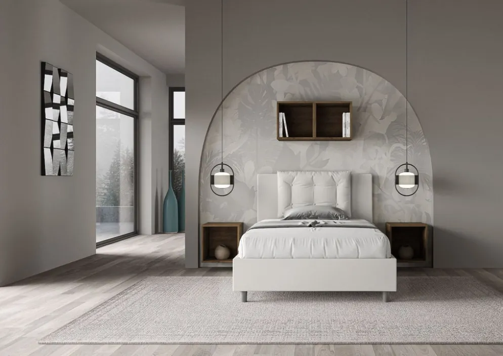 Letto ad una piazza e mezza con contenitore Martigues