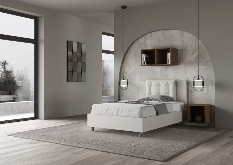 Letto ad una piazza e mezza con contenitore Martigues