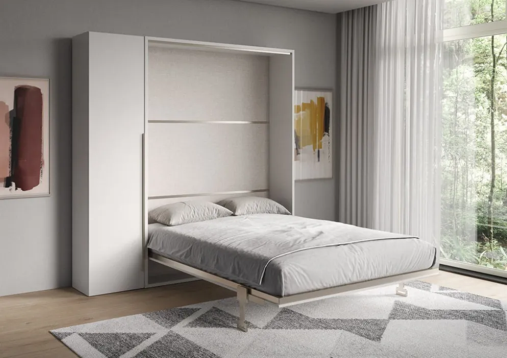 Letto a scomparsa con armadio 1 anta Capital