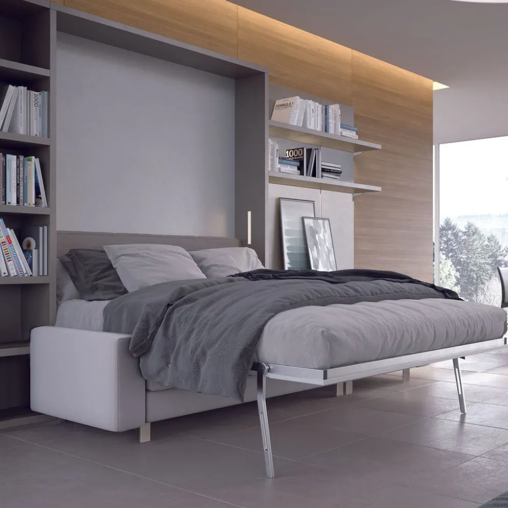 Letto a scomparsa con divano Living