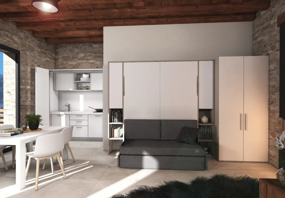Letto a scomparsa design moderno Basic