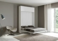 Letto a scomparsa una piazza e mezza con pensile Lexton